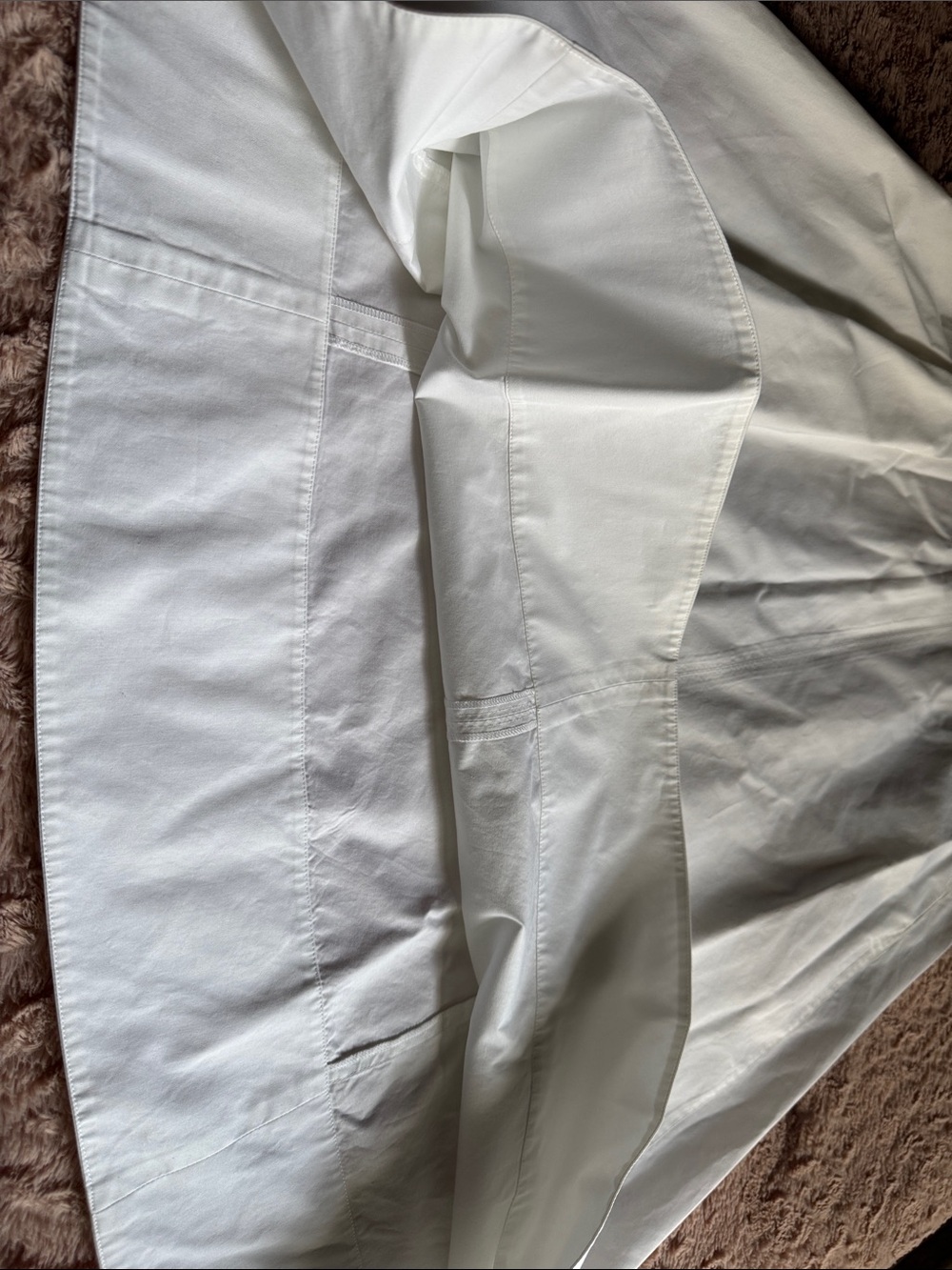 Tory Burch White V-Neck Midi Dress with Back Zip - Picture 9 of 16